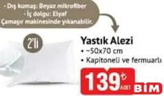 YASTIK ALEZİ 2'Lİ fiyat ve kampanya bilgisi